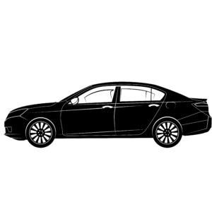 Ein schwarzes Auto als Symbolbild