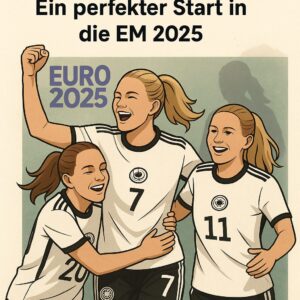 Illustration des ersten EM-Gruppenspiels der Frauen-Nationalmannschaft